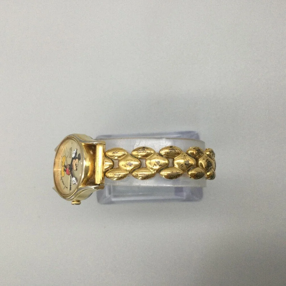 Vintage Seiko Womens Watch 22mm Mickey Mouse3Y03-0049 NOT RUNNING FOR PARTS